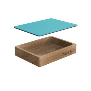 mangibox - brotdose - eiche - linoleum - natuerlich - schoen - bunt - massiv - zeichnung - stapelbar - magnetisch - aquavert