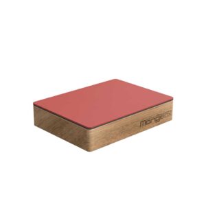 mangibox - brotdose - eiche - linoleum - natuerlich - schoen - bunt - massiv - zeichnung - stapelbar - magnetisch - salsa