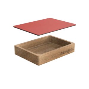 mangibox - brotdose - eiche - linoleum - natuerlich - schoen - bunt - massiv - zeichnung - stapelbar - magnetisch - salsa