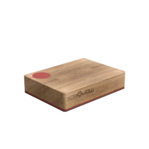 mangibox - brotdose - eiche - linoleum - natuerlich - schoen - bunt - massiv - zeichnung - stapelbar - magnetisch - salsa